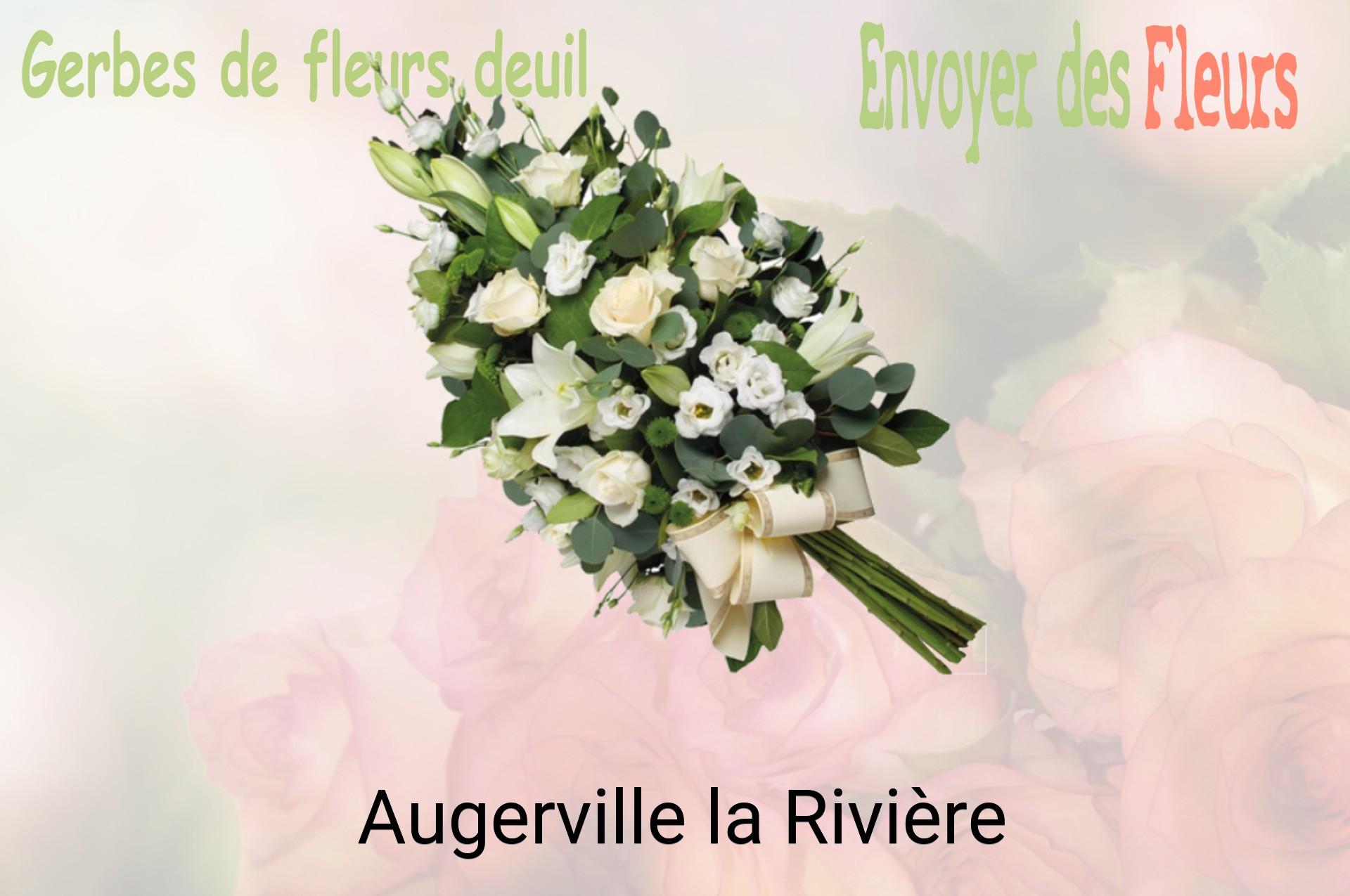 Gerbe de fleurs de deuil livrée à Augerville-la-Rivière